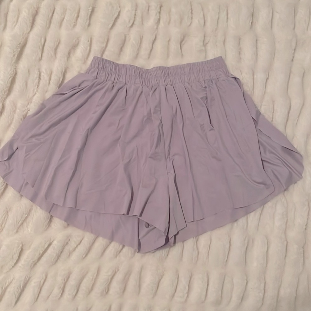 Cute purple shorts!